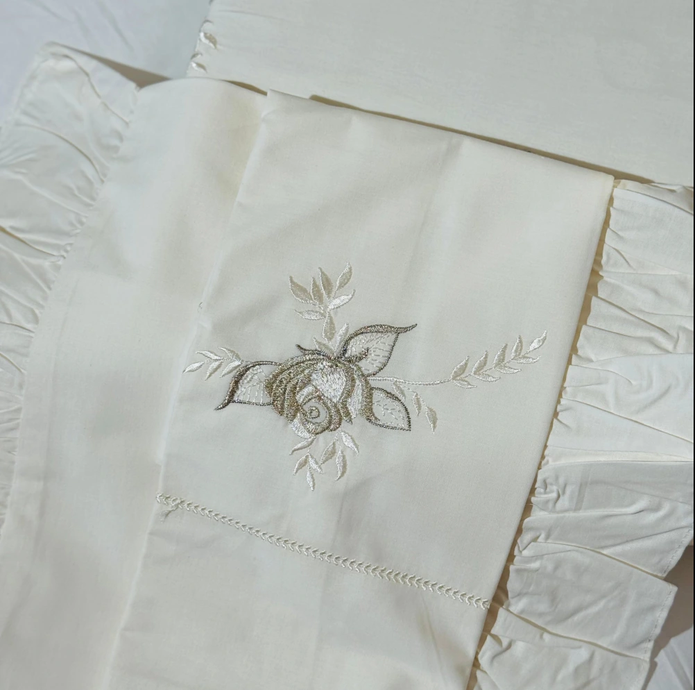 Rose pattern Bed Sheet - Image 4